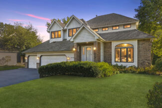14159 McCoy Court, Eden Prairie, MN 55347 at dusk