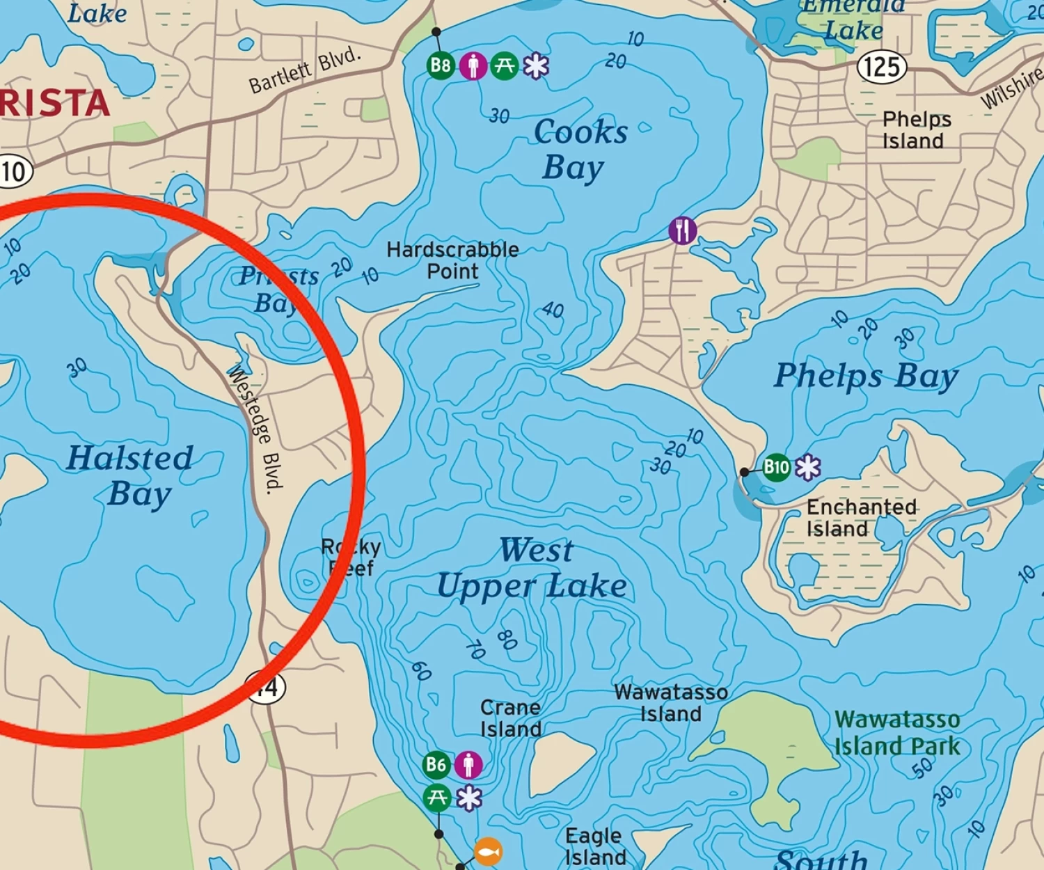 Halsted Bay on Lake Minnetonka