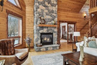 6820 French Lake Court, Faribault, MN - 2 Story Fireplace