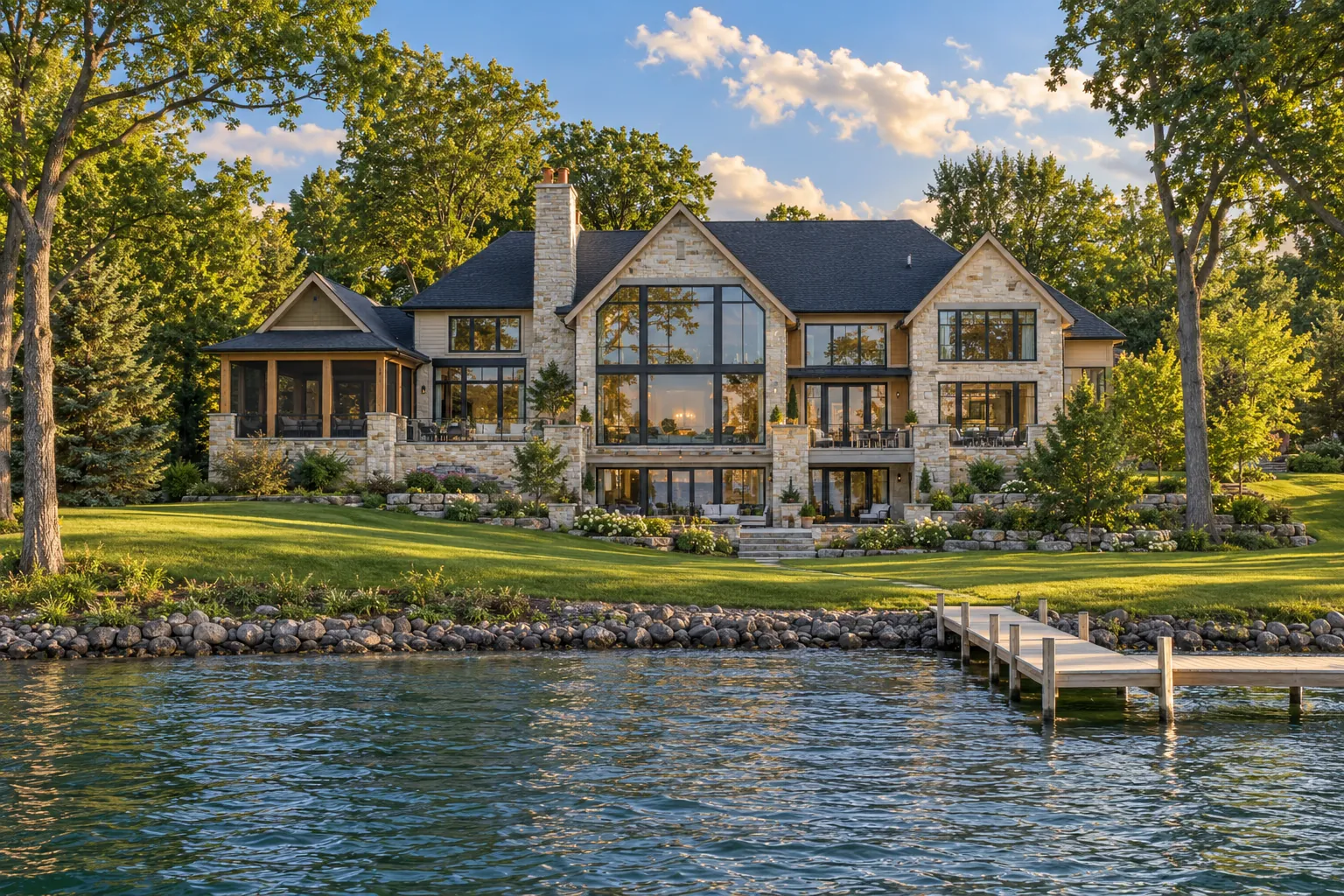 Lake home relocation services by David Gooden